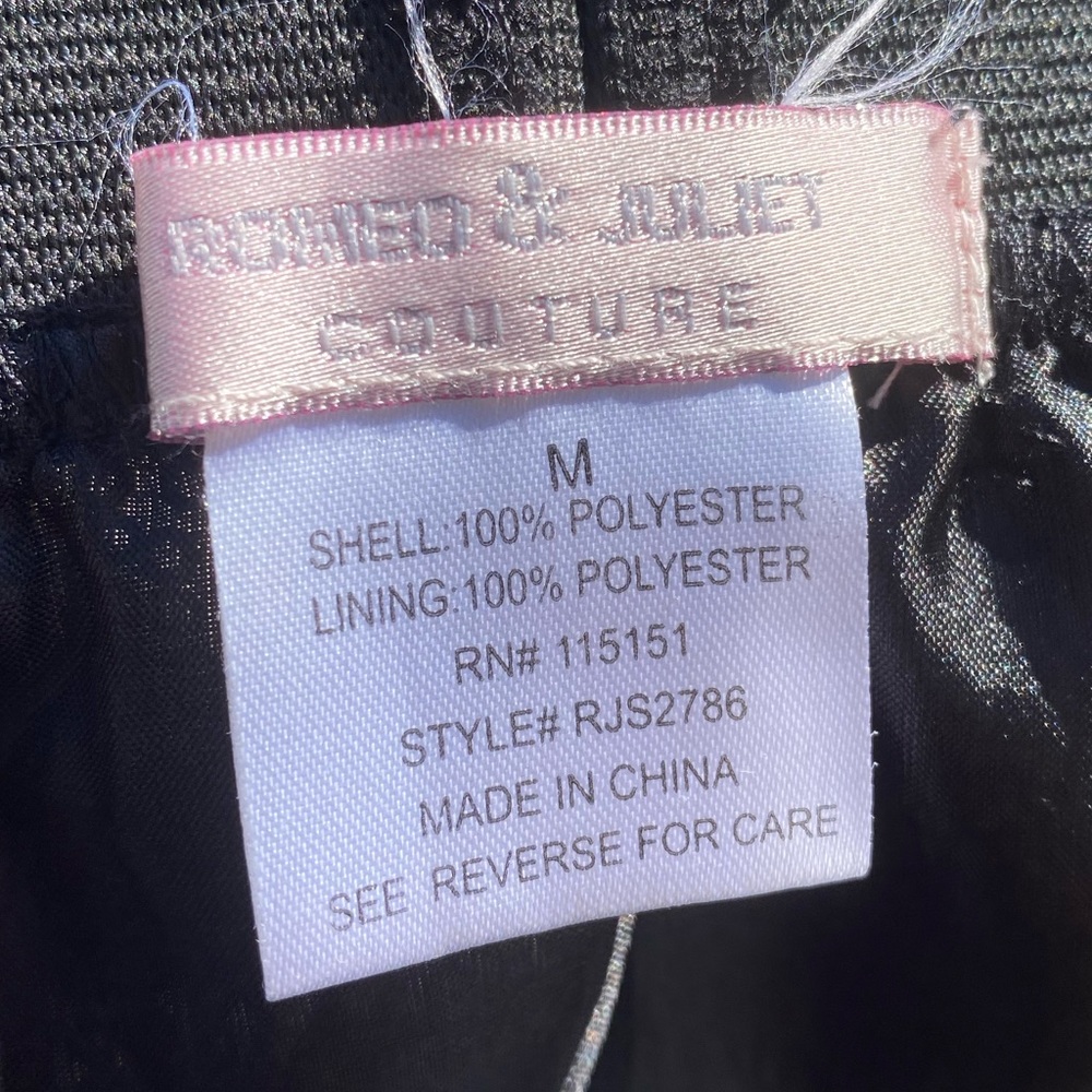 Romeo & Juliet Couture black fully sequined skater skirt/ M /Excellent condition - Picture 9 of 9